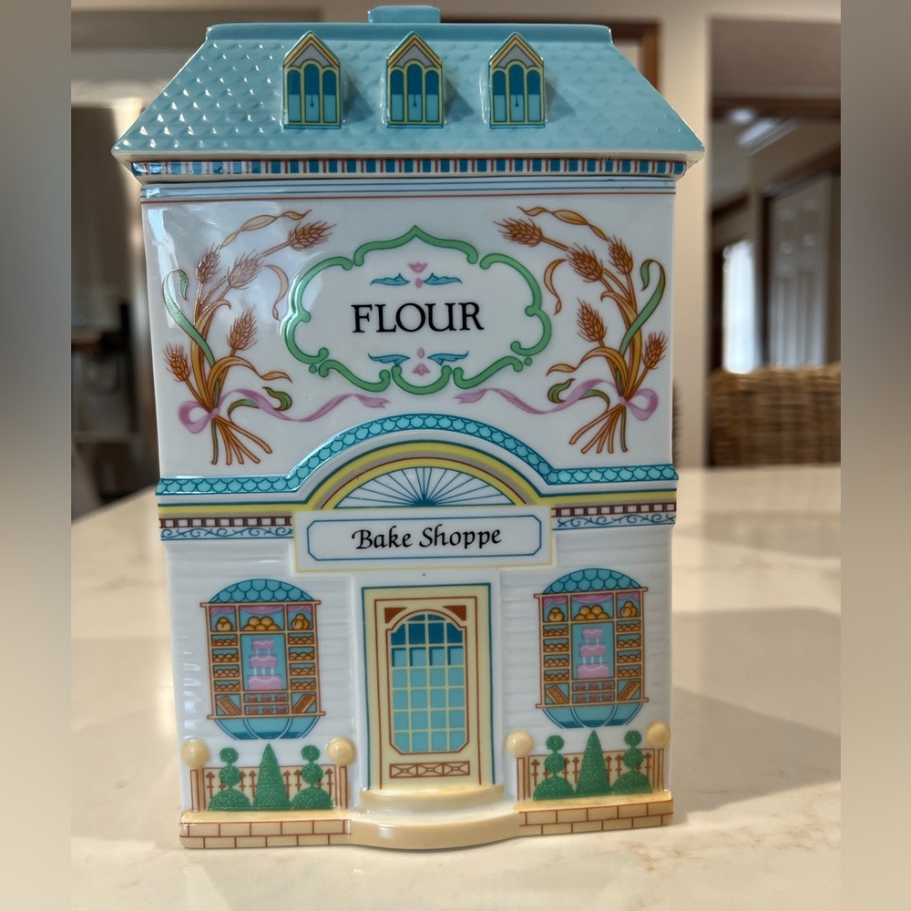 Lenox Village Flour Canister - 1990